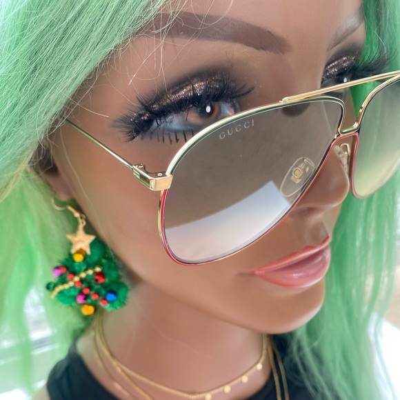 GUCCI Green Aviator Men's Sunglasses
GG0440S 004 61 - Picture 10 of 16